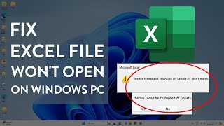 Excel File Not Opening on Windows 1110 Fixed [upl. by Ecinnaj700]