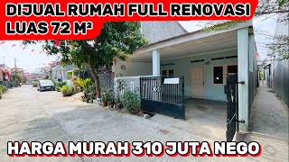 DIJUAL BU  RUMAH TIPE 5072  HARGA MURAH 310 JUTA NEGO SAMPAI JADI  PERUM ALMANDA REGENCY [upl. by Iral]