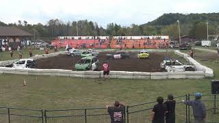 Stock Mini Finals for Huntville Demolition derby 2024 [upl. by Forras]