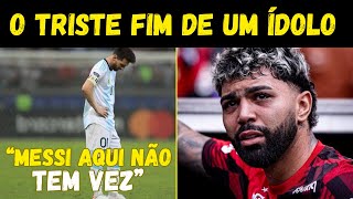 GABIGOL NÃO POUPOU PALAVRAS MESSI TEM CAMISETAS COM SEU NOME BARRADAS E [upl. by Dloreh]