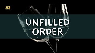 UFO Unfilled Order dan filled order [upl. by Singer]