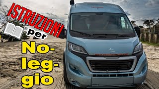 ISTRUZIONI PER IL NOLEGGIO CAMPER PURO Tourne Mobil da 6 metri [upl. by Mcculloch852]