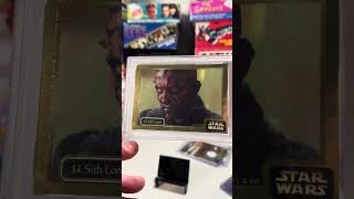 Star Wars Card Show amp Tell  1999 Ikon Darth Maul Gold starwarscards starwars maul [upl. by Herbie]