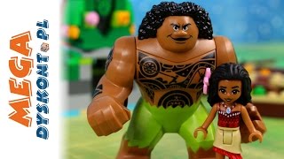 Poszukiwanie Mauiego  Klocki Lego Vaiana Skarb Oceanu  Bajki dla dzieci [upl. by Enitsirhc]