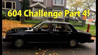 Peugeot 604 Challenge Part 4 Road Trip Time [upl. by Yrrej]