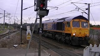 Freight at Newark NorthGate station 030913 [upl. by Bradney]