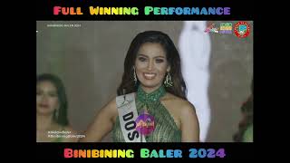 L👀K The Newly Crowned Binibining Baler 2024 is JOYCE ANNE GINELLE TORRANO fromPOBLACION DOS [upl. by Micaela844]