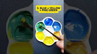 Color Mix ASMR 25 colormixing satisfying mixedcolors [upl. by Calvano]