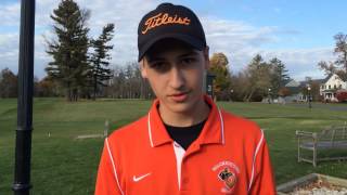 Belchertowns Ryan Chrabascz wins Division 2 western Massachusetts golf championship [upl. by Miculek]