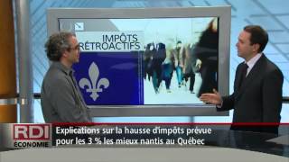 RDI Économie  Entrevue Luc Godbout [upl. by Nagaet]