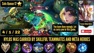 DEAR HYLOS THE META HEROES WILL CARRY YOU THIS GAME YOU HAVE DONE ENOUGH OF CARRYING FOR THE TEAM [upl. by Davidde585]