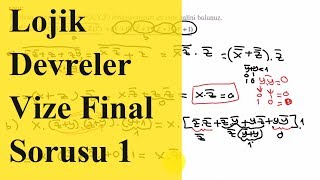 Sayısal Tasarım Vize ve Final Soruları Lojik Devre Tasarımı Vize Final Soruları ve Cevapları [upl. by Haeel889]