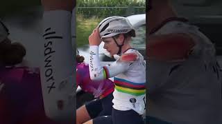 Great to see Kopecky back on the bike after a horror crash at the Simac Ladies Tour ❤️ [upl. by Strander]