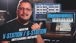 Novation VStation e BStation  Sintetizadores Incríveis e Gratuitos [upl. by Nohsreg]