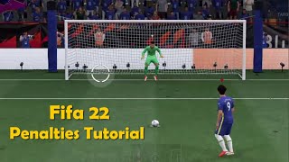 Penalties Tutorial Fifa 22  Never Miss a Penalty Again  3 Easy Ways [upl. by Janerich]