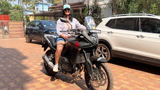 INIDA’S FIRST HONDA TRANSALP 750 🇮🇳 [upl. by Kcaj]