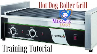 Hot Dog Roller Grill Tutorial [upl. by Aihtyc270]