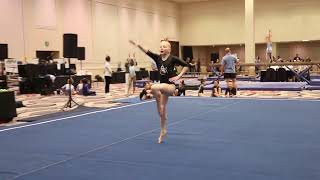 Claire Campbell 3rd Place Floor Vegas Fame Stars 2024 Wildfire Gymnast Level 4 [upl. by Sirod782]