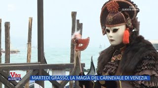 Il carnevale di Venezia  La Vita in Diretta – 21022023 [upl. by Dazraf]