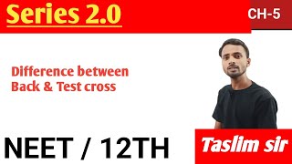 difference between Back cross and test cross [upl. by Novyat]