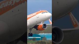 easyJet at Derry The First Edinburgh Service 🍊🧡 easyjet derryairport shorts [upl. by Jariv]