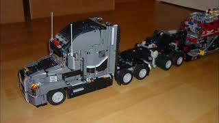 Lego® Technic Mack Anthem 42078 mit Eigenbautrailer  Dolly  Lego® Technic Airport Rescue 42068 36 [upl. by Calvin]