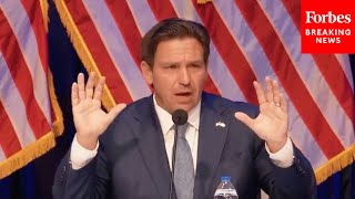 Gov Ron DeSantis Voices Opposition To Referendum To Legalize Recreational Cannabis In Florida [upl. by Dole917]