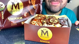 ASMR EATING MAGNUM CHOCOLATE ICE CREAM PARTY MUKBANG DESSERT EATING SOUNDS EATING SHOW [upl. by Jinny]