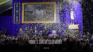 FULL CEREMONY Kobe Bryant Statue Unveiling  Los Angeles Lakers [upl. by Nueormahc]