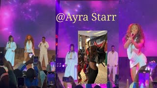 Ayra Starr Wins After Dancing With Kenyan Flag As She Perform At The YouTube Concert In Nairobi [upl. by Boeschen]