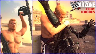 WWE Cody Rhodes Cross Rhodes Finishing Move MW3 COD Execution [upl. by Narret]