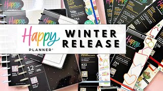 HAPPY PLANNER WINTER RELEASE UNBOXING amp FLIP THROUGH [upl. by Doran]