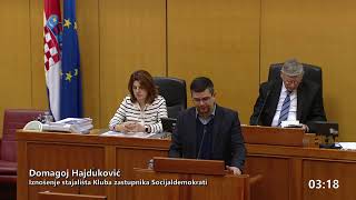 15 12 2023  19 sjednica Hrvatskoga sabora 10 saziv [upl. by Suhcnip]