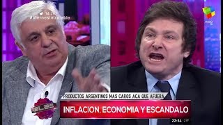 Javier Milei contra Alberto Samid quotSos un brutoquot Intratables 270117 [upl. by Laing]