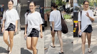 FATIMA SANA SHEIKH SPOTTED AT GYM IN BANDRA  fatimasanashaikh vrialvedio trending video [upl. by Wadleigh]