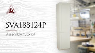 SVA188124P  JampK Cabinetry RTA Assembly Video [upl. by Sup]