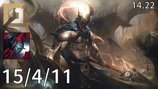 Pantheon Top vs Sett  EUW grandmaster  Patch 1422 [upl. by Akcemat]