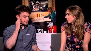 Daniel Radcliffe and Zoe Kazan on Their New Film What If [upl. by Arin]