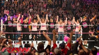 WWE and Susan G Komen continue the fight against breast cancer Raw Oct 5 2015 [upl. by Manson]