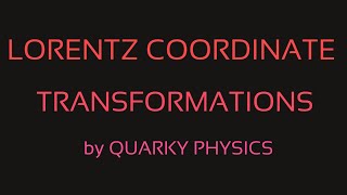 Derivation of Lorentz Transformations [upl. by Nyla113]