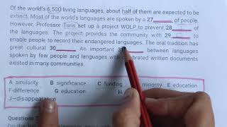 IELTS Reading tips  6july2023 ielts reading future of world language answers  ielts reading tips [upl. by Melania]