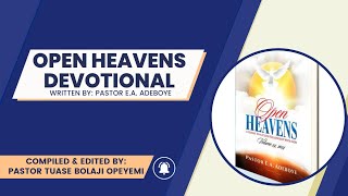 OPEN HEAVENS DEVOTIONAL  OCTOBER 6 2024TOPIC DANGEROUS PRAYERS BY PASTOR EA ADEBOYE [upl. by Belayneh]