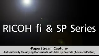 Automatically Classifying Documents into Files by Barcode on PaperStream Capture [upl. by Amiel]