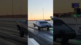 Mustang Vs Chevelle Wheelie Twice [upl. by Anneirb]