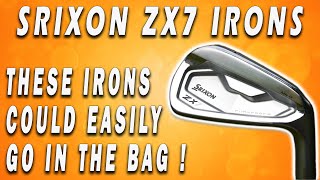 Srixon ZX7 MKII Irons FORGIVENESS Review [upl. by Sidwohl]