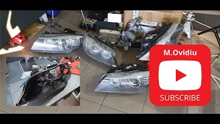 BMW e90 Adaptive Headlight Disassembly and Repair [upl. by Gnehp]