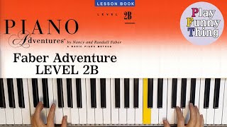 Camptown Races Duet p18  Faber Piano Adventures Level 2B  Lesson [upl. by Sid]