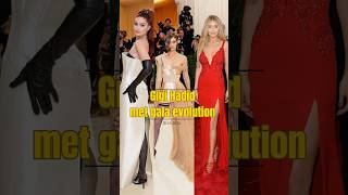 Gigi Hadid met gala evolution gigihadid gigihadidedit fashion metgalafashion model [upl. by Drandell]