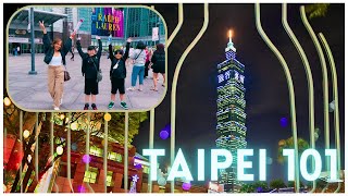 Our Taiwan Adventure Taipei 101  Xinyi District Shopping Malls  Ambi SpaceOne  Day 4 Travel Food [upl. by Noyes]