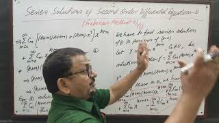 Series Solutions of Second Order Differential Equations 8Frobenius Method 2 by Yogendra BSingh [upl. by Ashleigh]